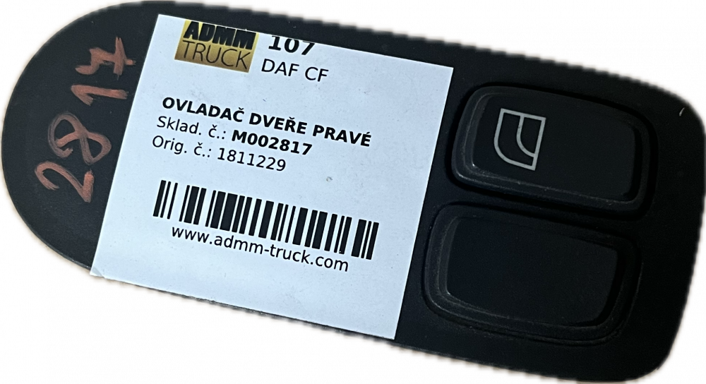 DAF CF OVLADAČ DVEŘÍ PRAVÝ