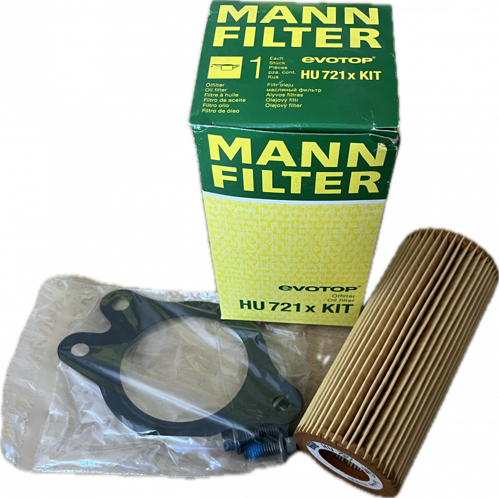 MANN FILTER VOLVO OLEJOVÝ FILTR HU 721 X KIT, 1521527, 2077 6259, 21479106, 85104633, 85108176