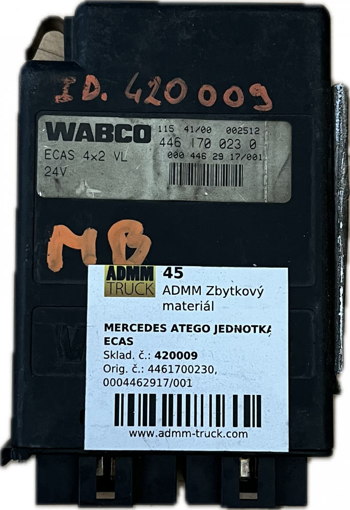 MERCEDES ATEGO JEDNOTKA ECAS 4461700230, 0004462917/001