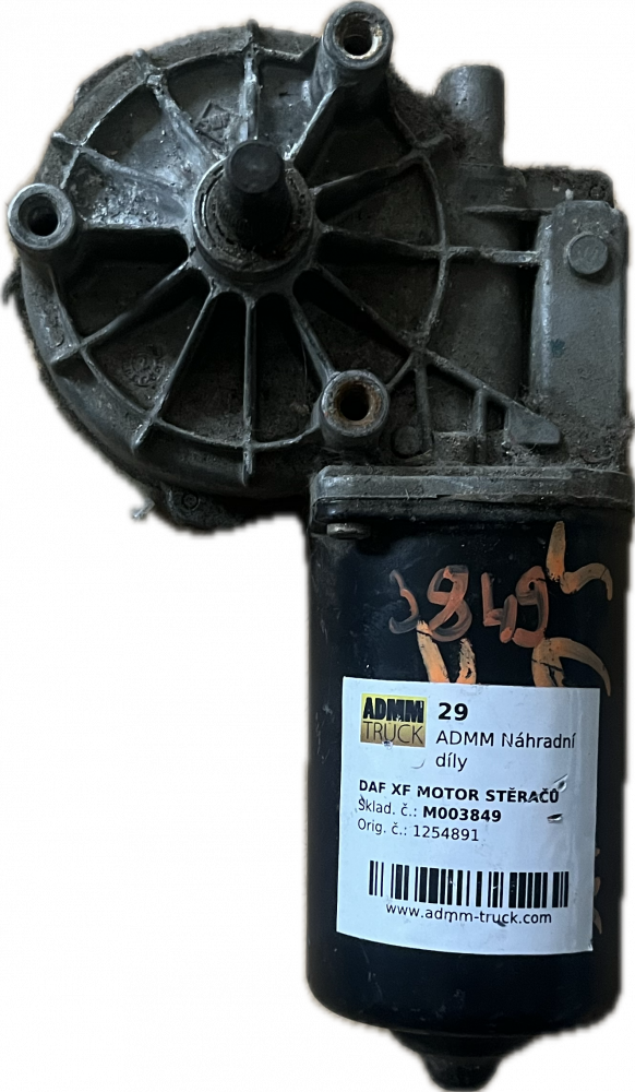 DAF XF MOTOR STĚRAČŮ