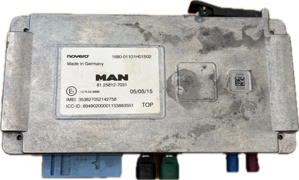 MAN TGL ŘÍDÍCÍ JEDNOTKA, TELEMATICKÝ PALUBNÍ MODUL 81.25812-7031, 81.25812.7031, 81258127031
