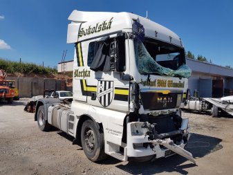 Ekologická likvidace nákladních vozidel TGX