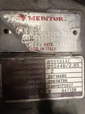 VOLVO FH DIFFERENTIAL 20836786
