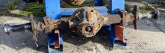 RENAULT MIDLUM REAR AXLE, DIFERENCIAL, AXLE SHAFT,