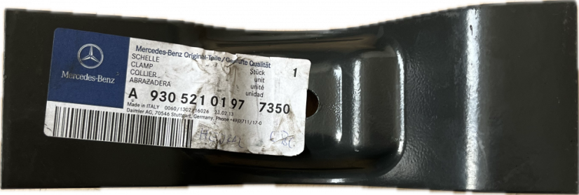 MERCEDES ACTROS DRŽÁK BLATNÍKU, UCHYCENÍ BLATNÍKU LEVÁ A 930 521 01 97, A 930 521 01 97 7350, 9305210197, 93052101977350, A930 521 01 97 7350, A9305210197, 930 521 01 977350