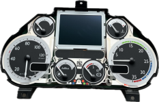 DAF LF INSTRUMENT PANEL, INSTRUMENT CLUSTER !!!! THE PROTECTIVE GLASS OF THE DASHBOARD IS MISSING, SEE PHOTO !!!! 7421237955, 1789476, 1554.06110301, 569325