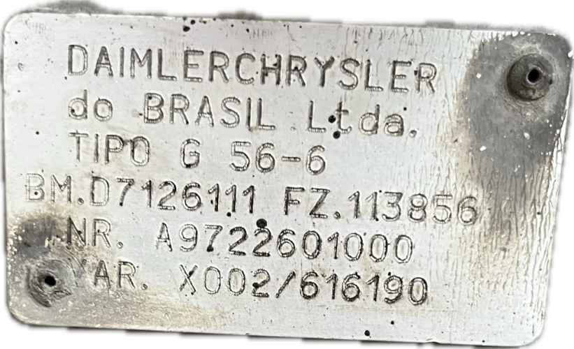 MERCEDES ATEGO PŘEVODOVKA G 56 - 6, G56-6, A0012603600, A9722601000, A 972 261 03 01, A9722610301, A9902610300, A9902612700, A9902610500
