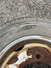 TYRE WITH RIMS 205/75 R17.5