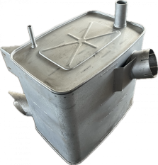 MERCEDES ACTROS CENTER REAR EXHAUST MUFFLER DIN50450, 9424901101, A 9424901101, 9424902101, 9424902601, 9424903701, A9424901101, A942490210 1, A9424902601, A9424902701, A9424903701, DINEX 50450