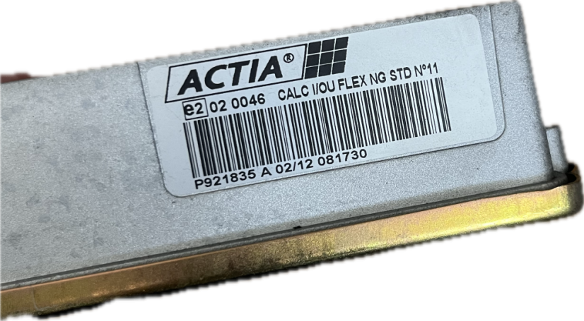 IRISBUS CITELIS CENTRÁLA ELEKTRONICKÁ, ŘÍDÍCÍ JEDNOTKA ACTIA CALC I/OU FLEX NG STD 504273039, P921835
