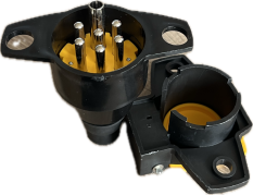 ISO-Steckdose, 7-polig, 24 V, 6 A, 16 A, 443857085012