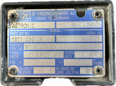 MAN TGA GETRIEBE 12 AS 2301, 12AS2301OD, 81.32003-6873, 00342592, 1327030081, 12.33-0.78, 81.32003-9873