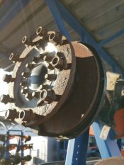 MAN TGX VORDERACHSE, 2X NABE, KABEL, 2X BREMSSATTEL NR. 08-08, 81.25003-7453, 81.25003-7765