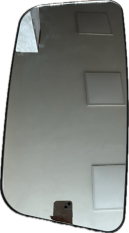 SCANIA MAIN MIRROR GLASS 24V, L+R, 435x206mm, MIRROR GLASS