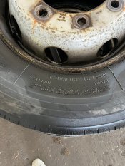MAN TGM 2PCS TYRES WITH RIMS 285/70 R 19.5