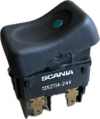 SCANIA PŘEPÍNAČ TOPENÍ/VENTILACE , SPÍNAČ DMYCHADLO 1352114