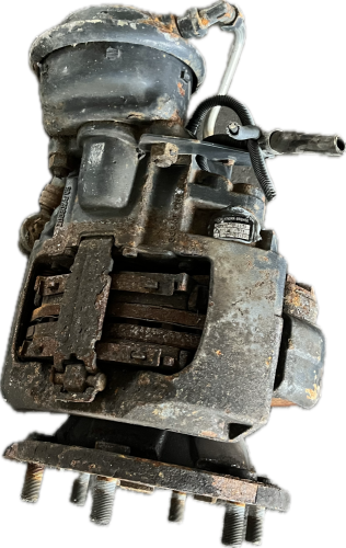 MAN TGL FRONT RIGHT BRAKE CALIPER AND BRAKE DISC, HUB ROD