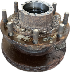 DAF LF REAR WHEEL HUB RIGHT/LEFT, BRAKE DISC 1707742, 1709060