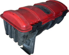 PLASTOVÝ BOX NA HASÍCÍ PŘÍSTROJ S DRŽÁKEM