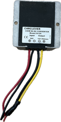 MAN TGM MĚNIČ NAPĚTÍ, CARCLEVER 240W DC-DC CONVERTER