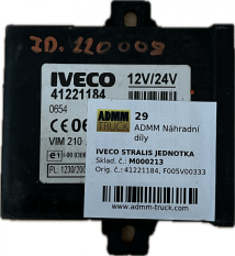 IVECO STRALIS UNIT 41221184, F005V00333