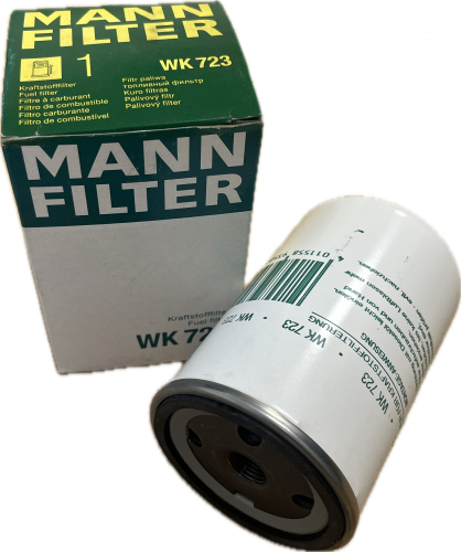 MANN FILTER RENAULT, VOLVO PALIVOVÝ FILTR WK 723 WK 723, 11 706 667, 2149 2771, 241672, 2416725, 243004, 2430049, 3825133, 38251336, 47701701, 7 243 004, 72430044, 72430049, 8000250