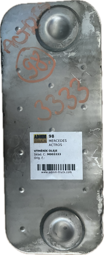 MERCEDES ACTROS OIL EXCHANGER, OIL COOLER A5411880601, OM501LA.EEV/4, A 541 188 06 01