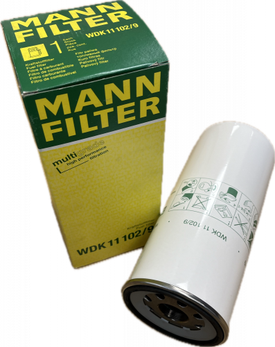 MANN FILTER RENAULT, VOLVO PALIVOVÝ FILTR WDK 11 102/9, WDK 11102/9, 20430751, 2081 5011, 20976003