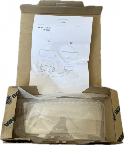 SCANIA HEADLIGHT PROTECTION KIT, LIGHT COVER RIGHT/LEFT 1542659, 1545209