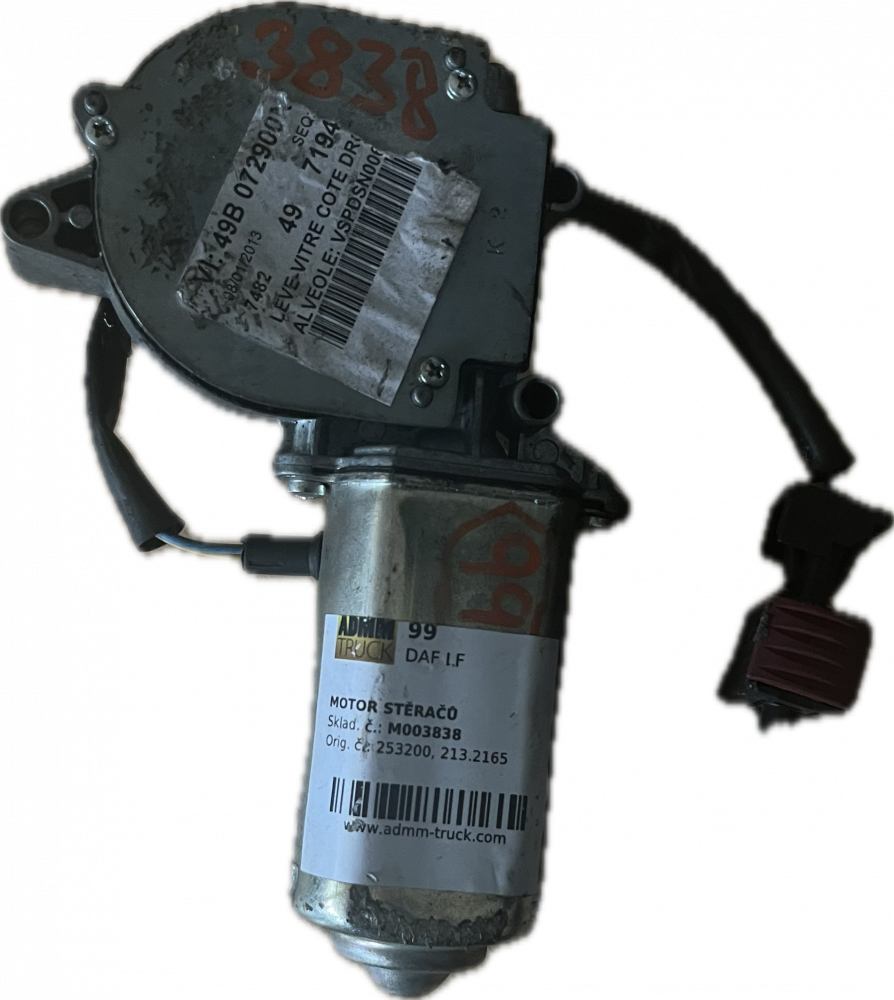 DAF LF MOTOR STAHOVÁNÍ OKNA
