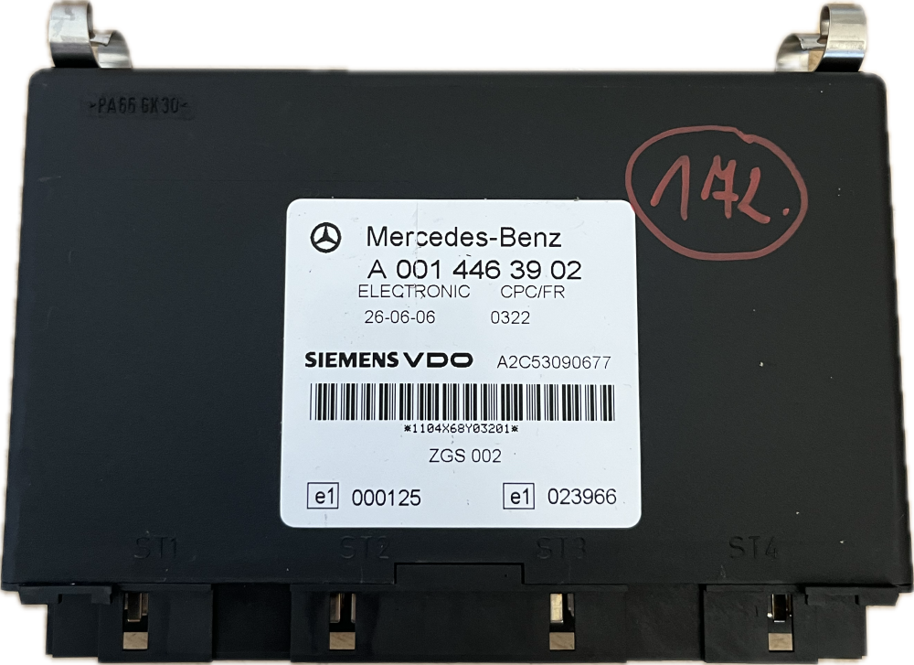 MERCEDES ATEGO JEDNOTKA VDO, ELECTRONIC CPC/FR A 001 446 39 02, A2C53090677, A0014463902