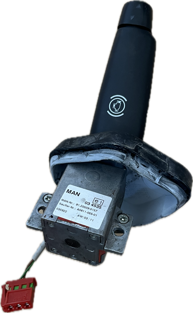 MAN TGM PÁČKA, SPÍNAČ NA SLOUPKU ŘÍZENÍ MOTOROVÁ BRZDA PŘEVODOVKA 81.25509-0157