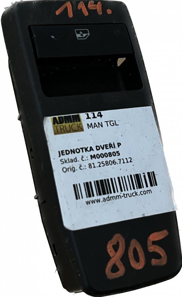 MAN TGL PŘEPÍNAČ STAHOVÁNÍ OKNA DVEŘE R 81.25806.7112