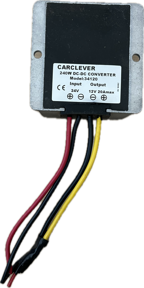 MAN TGM MĚNIČ NAPĚTÍ, CARCLEVER 240W DC-DC CONVERTER