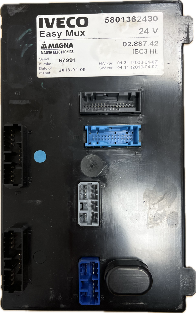 IVECO EUROCARGO ECU-BODY COMPUTER, JEDNOTKA EASY MUX 5801362430, 5801926270