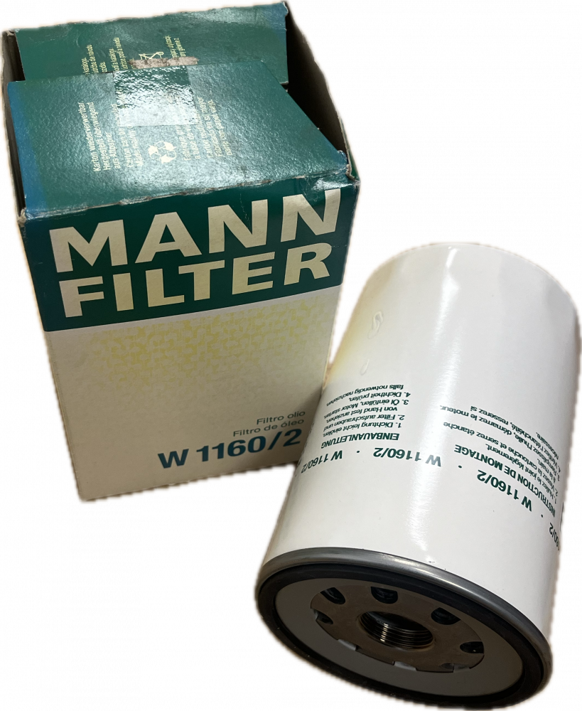 MANN FILTER RENAULT OLEJOVÝ FILTR W 1160/2, 5001021176, 5010240400, 5010295195, 74 23 246 464