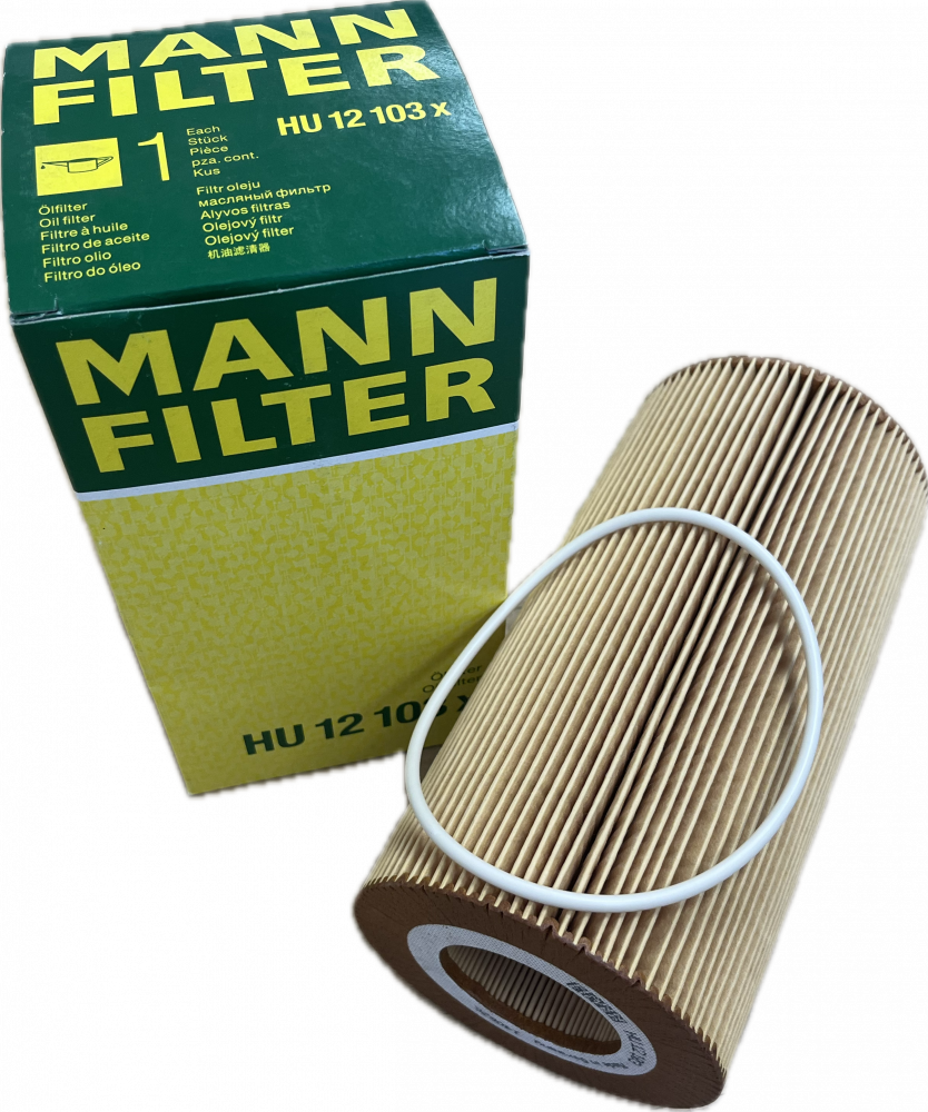 MANN FILTER DAF OLEJOVÝ FILTR HU 12 103X, HU 12103X, 1629393, 1643070, 1643070G, 1948921, 1948921G, 41948921